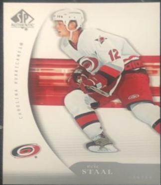 Eric Staal #20 Hockey Cards 2005 SP Authentic