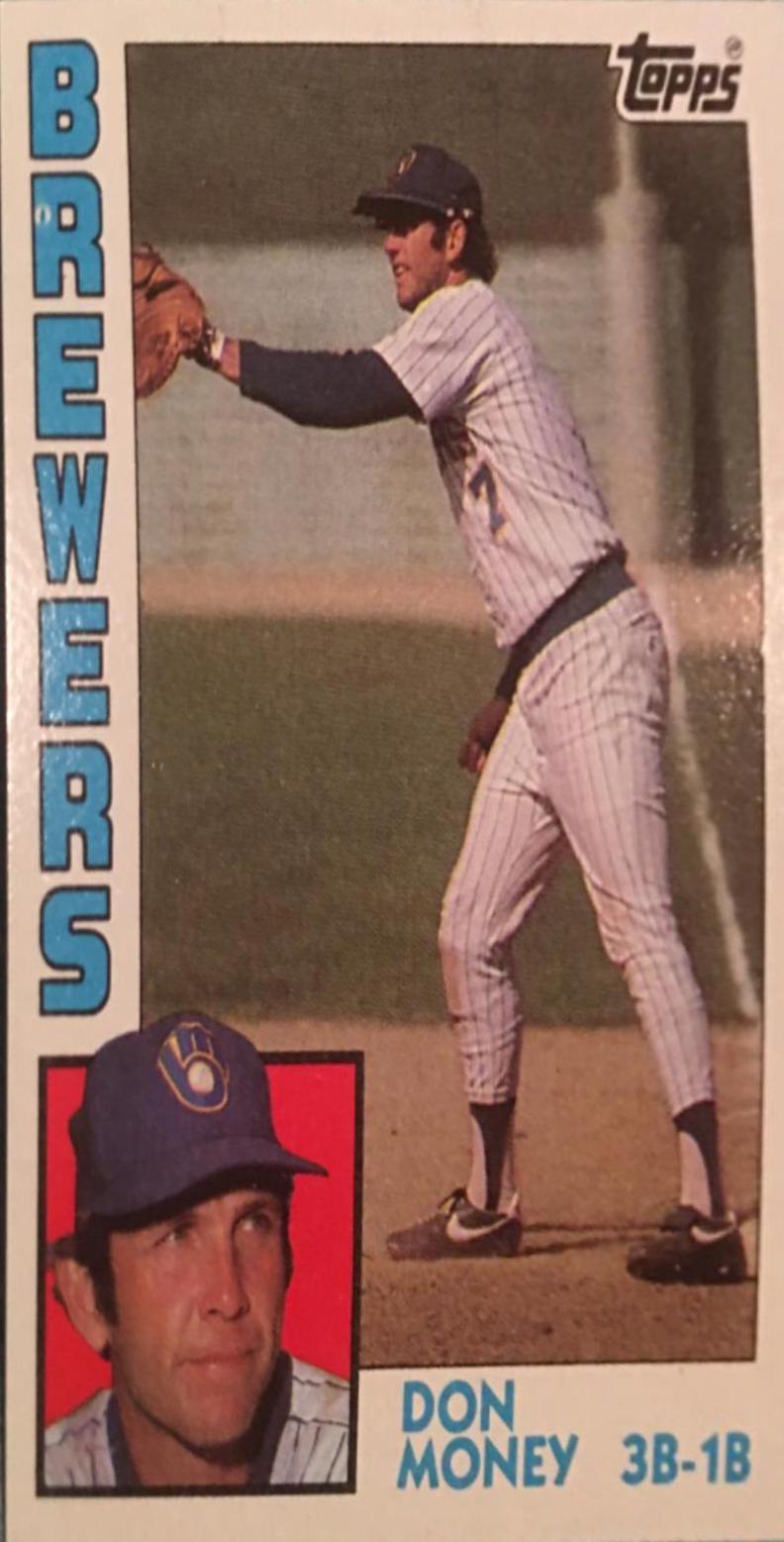 Don Money #374 Baseball Cards 1984 Topps