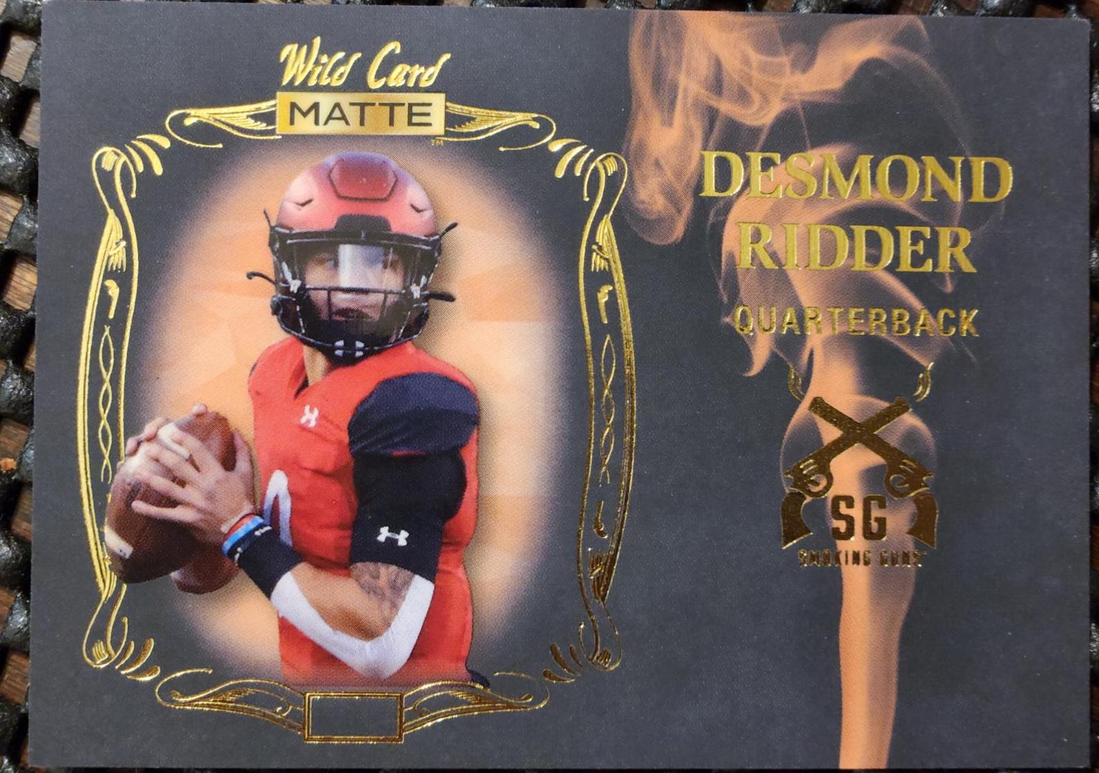Desmond Ridder [Black Orange] #SG-3 Prices | 2022 Wild Card Matte ...
