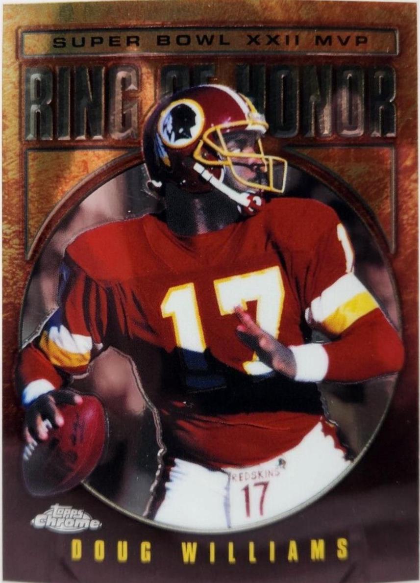 Doug Williams #DW22 Football Cards 2002 Topps Chrome Ring of Honor