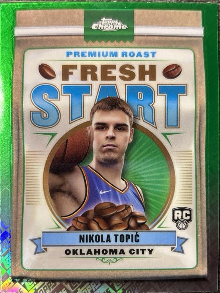 Nikola Topic [Topps Green Refractor] #FS-9