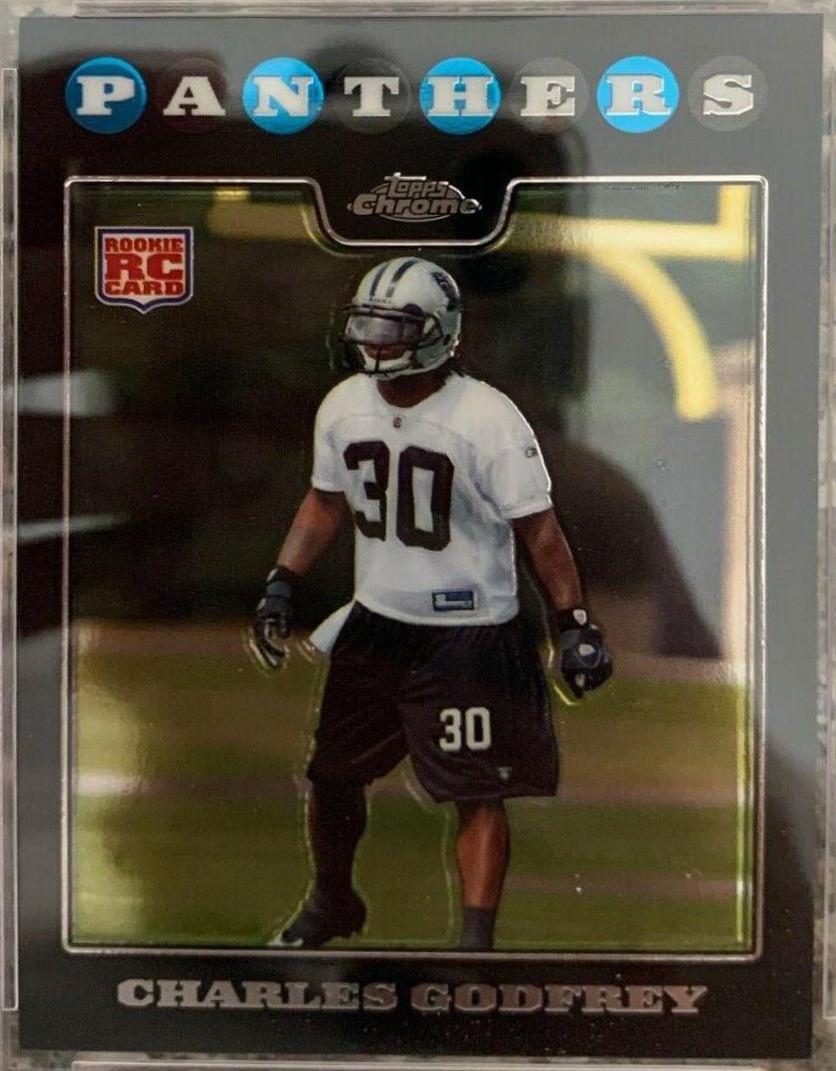 Charles Godfrey #TC273 Football Cards 2008 Topps Chrome