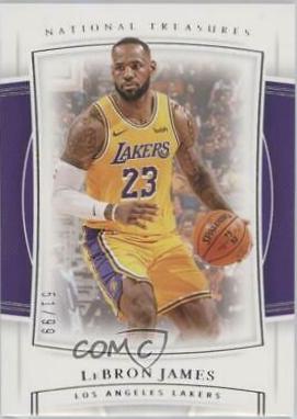 LeBron James #17 Basketball Cards 2019 Panini National Treasures