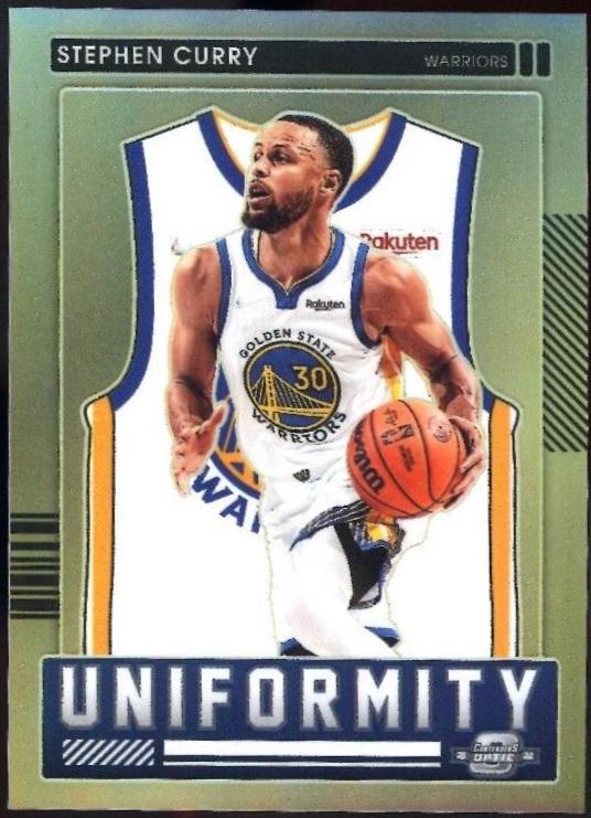 Stephen Curry #7 Basketball Cards 2021 Panini Contenders Optic Uniformity