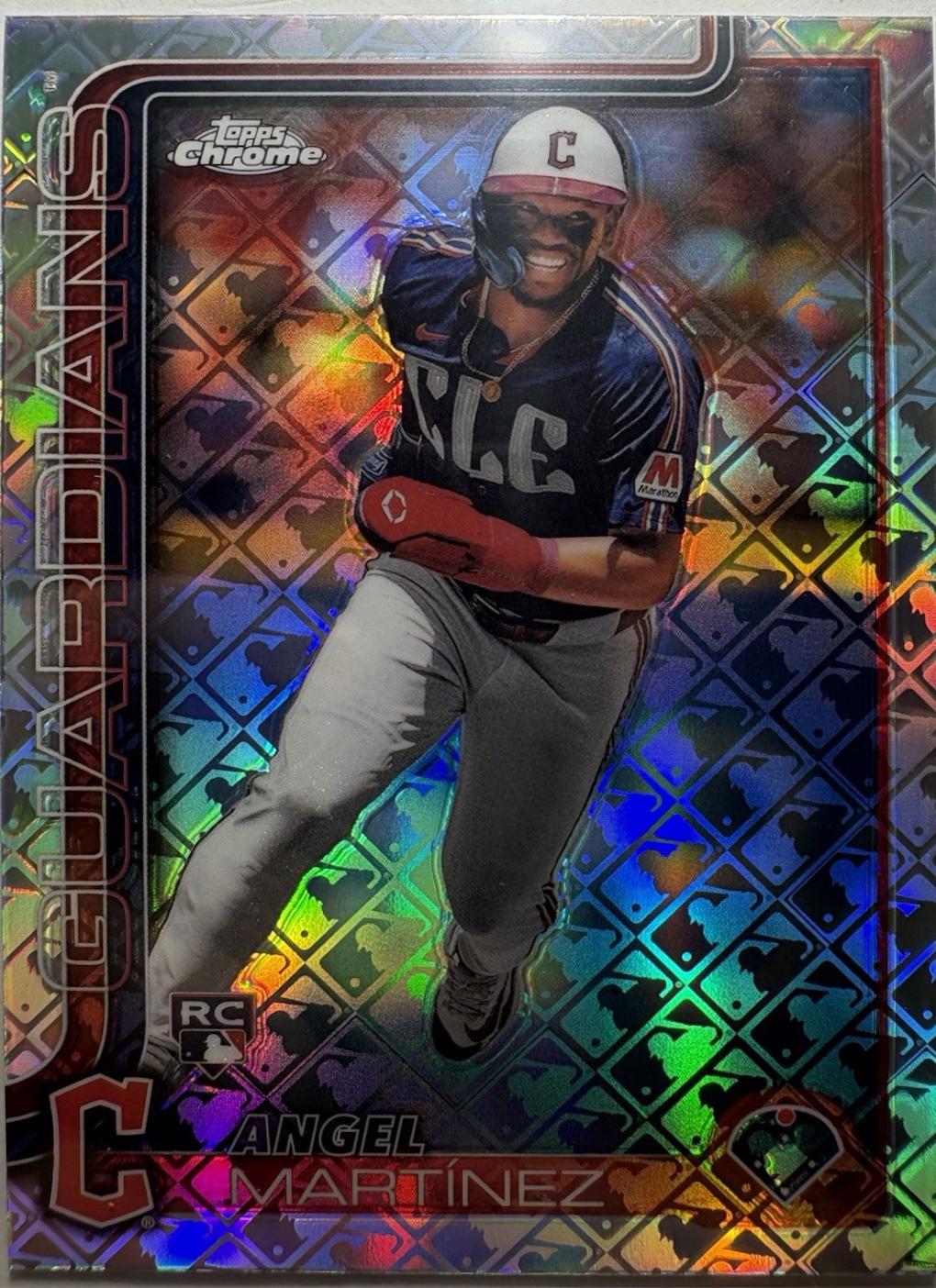 Angel Martinez #155 2025 Topps Chrome Logofractor Baseball