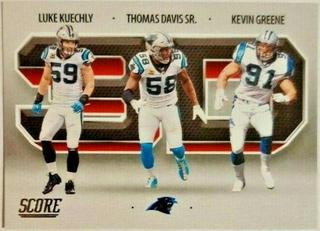 Luke Kuechly, Thomas Davis Sr. & Kevin Greene