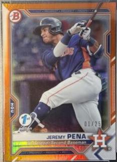 Jeremy Pena [Orange Foil] #BFE-11