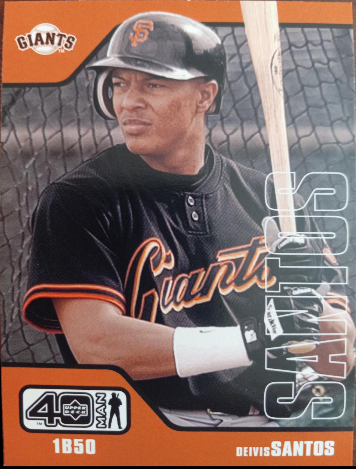 Deivis Santos #775 Baseball Cards 2002 Upper Deck 40 Man