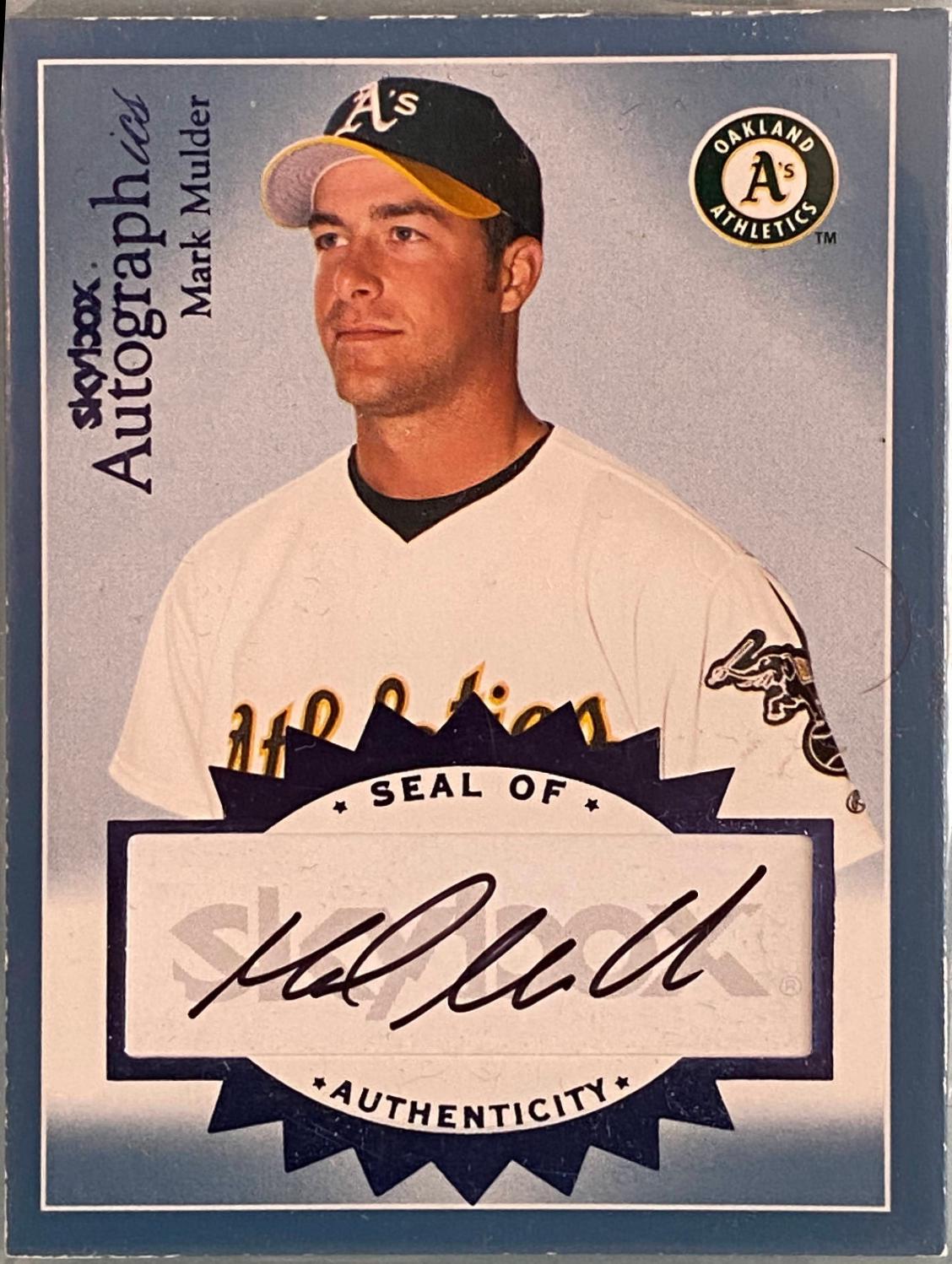 Mark Mulder #A-MM 2004 Skybox Autographics Autograph Baseball