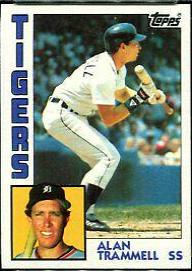 Alan Trammell #510 Baseball Cards 1984 Topps