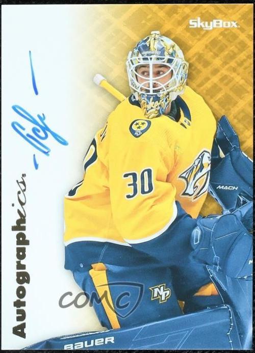 Yaroslav Askarov #AG-YA 2023-24 SkyBox E-X 2000 Hockey Autographics