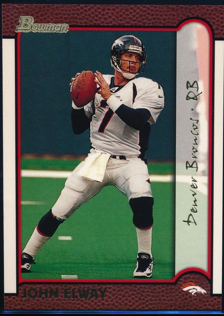 John Elway #50 1999 Bowman Football