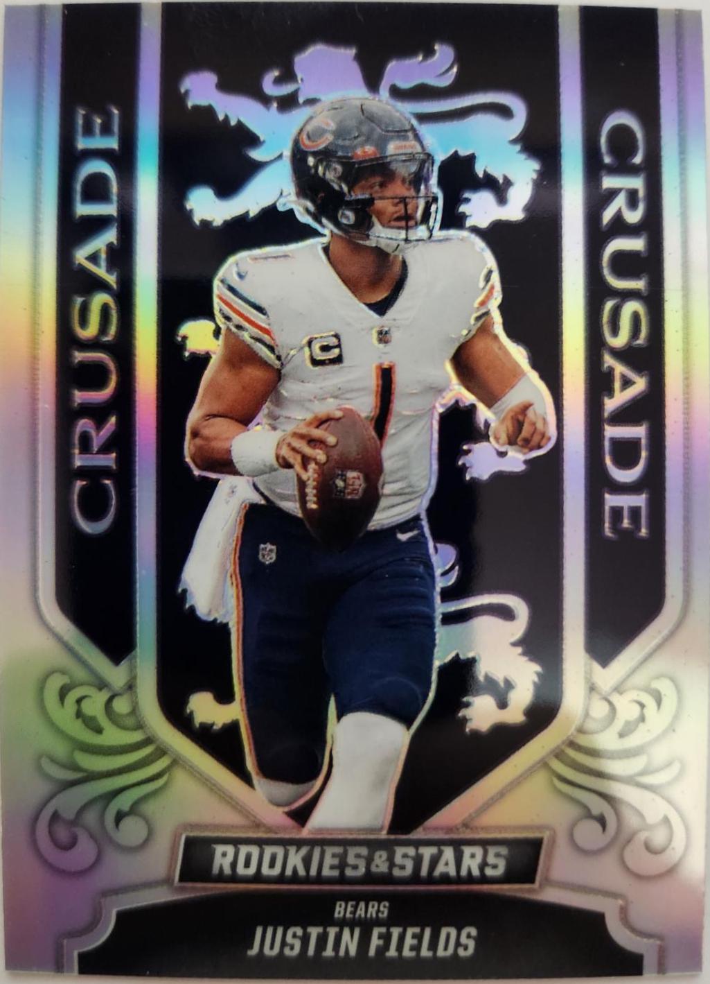 Justin Fields #CR-6 2023 Panini Rookies & Stars Crusade Silver Football