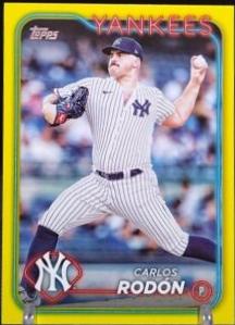 Carlos Rodon [Yellow] (2024 Topps)