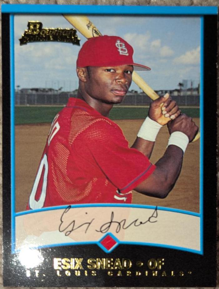 Esix Snead #262 2001 Bowman Baseball