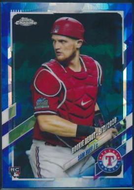 Sam Huff #US71 2021 Topps Chrome Update Sapphire Baseball