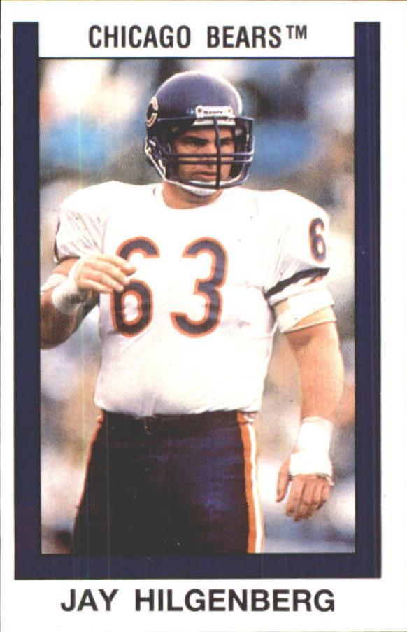 Jay Hilgenberg #21 Football Cards 1989 Panini Sticker