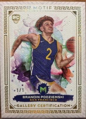 Brandin Podziemski #18 Basketball Cards 2023 Topps Motif