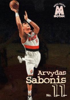 Arvydas Sabonis #12 Basketball Cards 1998 Skybox Molten Metal