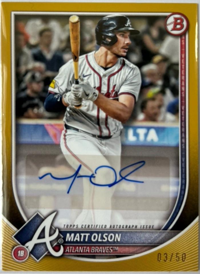Matt Olson [Gold] #PRV-MO