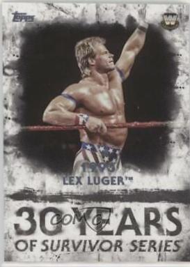 Lex Luger #SS-7 Wrestling Cards 2018 Topps WWE Undisputed 30 Years of Survivor Series