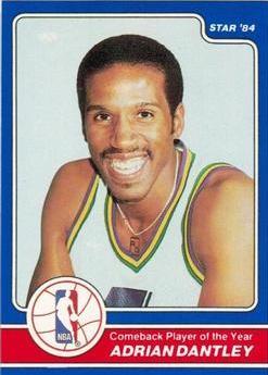 Adrian Dantley #4 1984 Star Awards Banquet Basketball