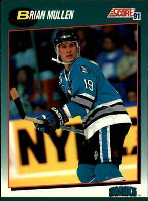 Brian Mullen #2T Hockey Cards 1991 Score Rookie Traded
