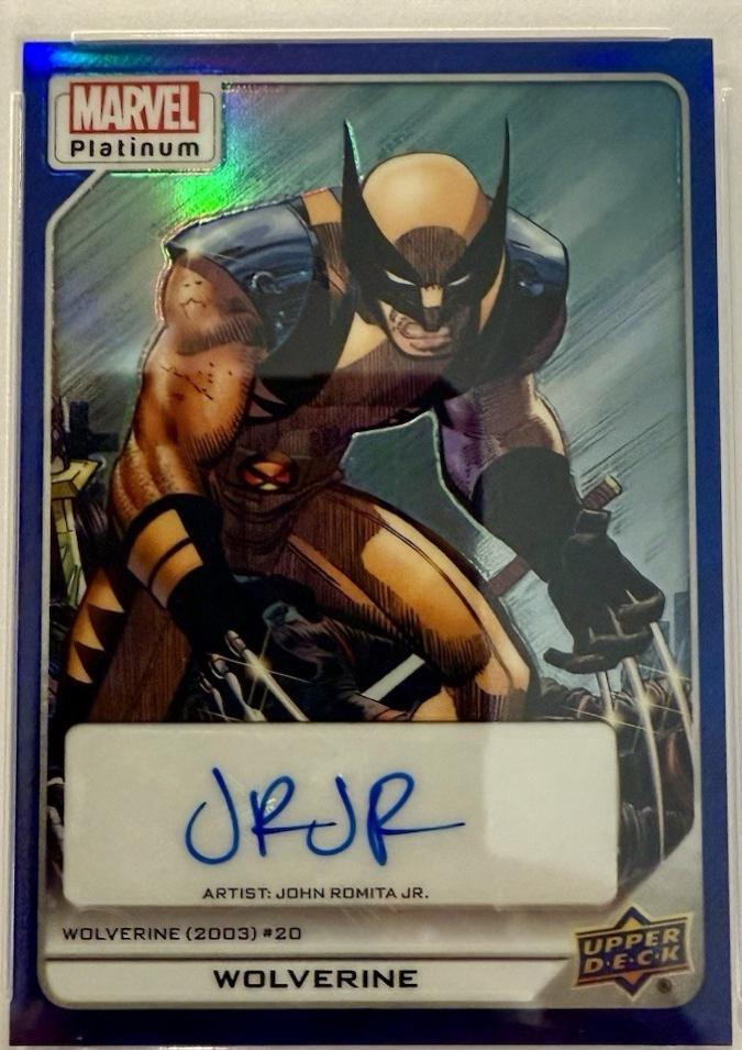 Wolverine [Autograph Blue Rainbow] #182