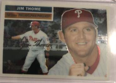 Jim Thome #10 Baseball Cards 2005 Topps Heritage Chrome