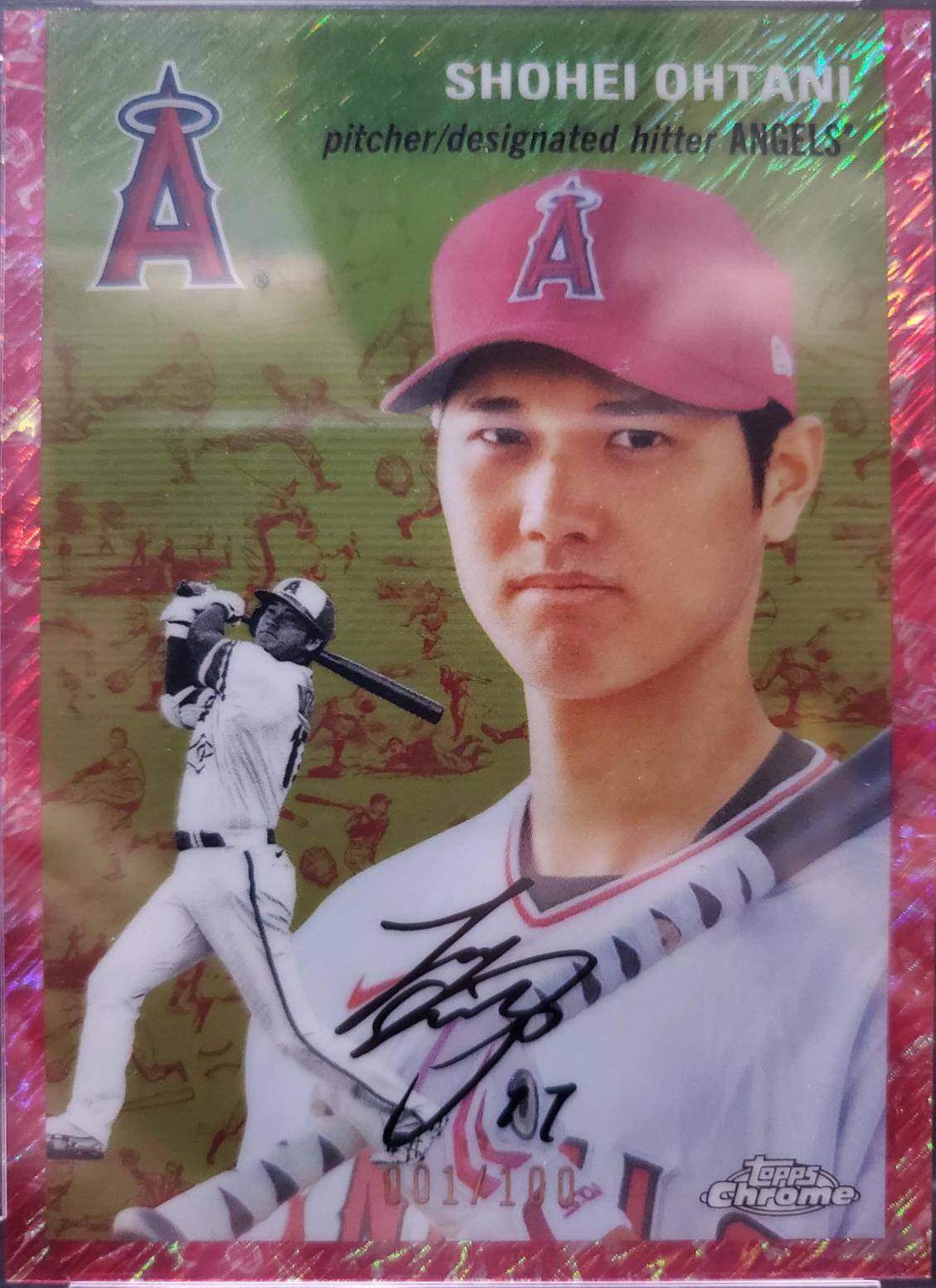 Shohei Ohtani [Cream Fuchsia Lava Refractor] #200