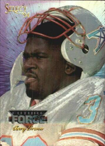 Gary Brown #FF9 Football Cards 1994 Panini Select Future Force