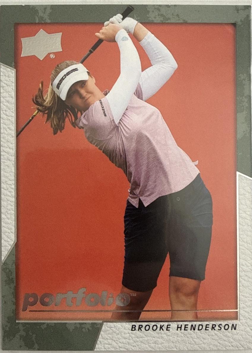 Brooke Henderson #59 2024 Upper Deck Portfolio Golf