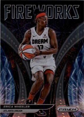 Erica Wheeler #2 Basketball Cards 2022 Panini Prizm WNBA Fireworks
