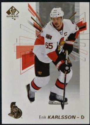 Erik Karlsson #2 Hockey Cards 2016 SP Authentic