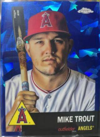 Mike Trout [Blue Atomic Refractor] #50