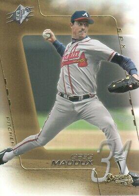 Greg Maddux #46 Baseball Cards 2001 Spx
