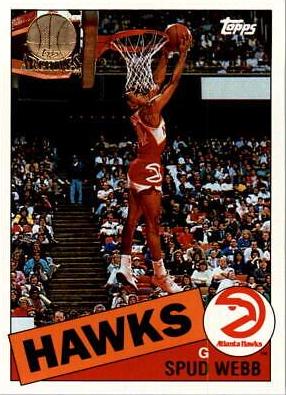 Spud Webb Gold #75 Basketball Cards 1992 Topps Archives