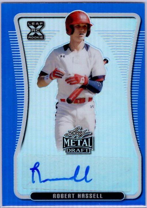 Robert Hassell #BA-RH1 2020 Leaf Metal Draft Autographs Baseball