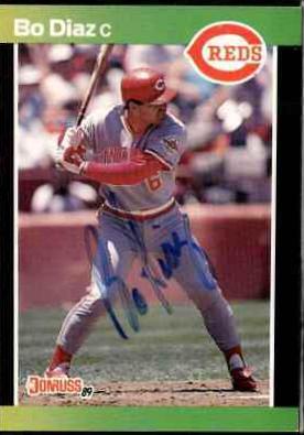 Bo Diaz #242 Baseball Cards 1989 Donruss