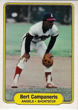 Bert Campaneris #454 1982 Fleer Baseball