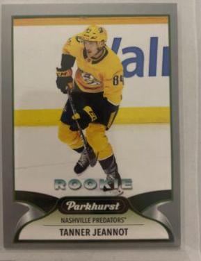 Tanner Jeannot #304 Hockey Cards 2021 Parkhurst
