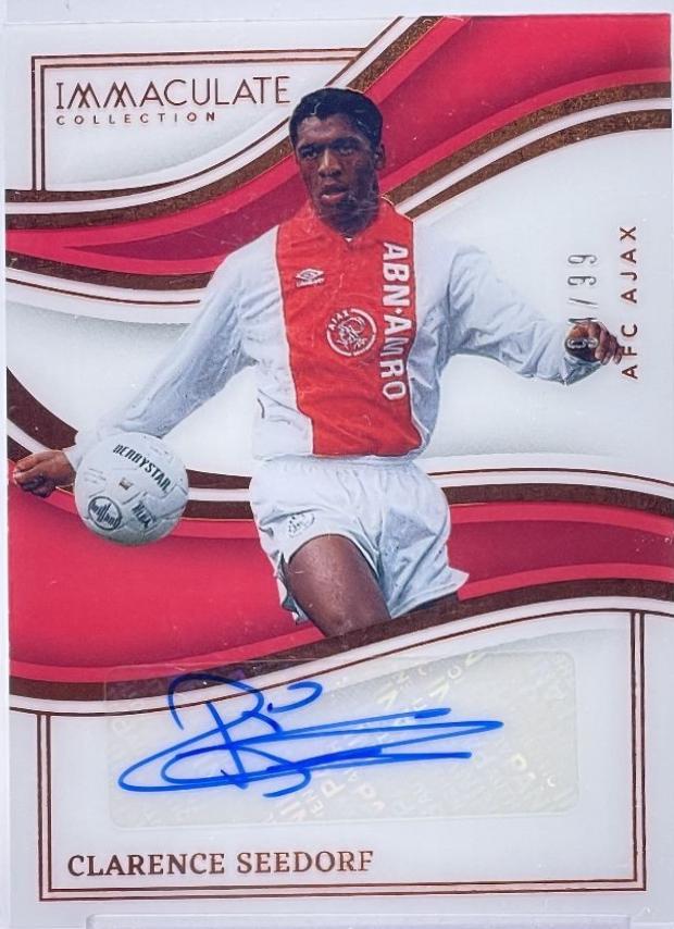 Clarence Seedorf #IA-CS 2023 Panini Immaculate Autograph Soccer