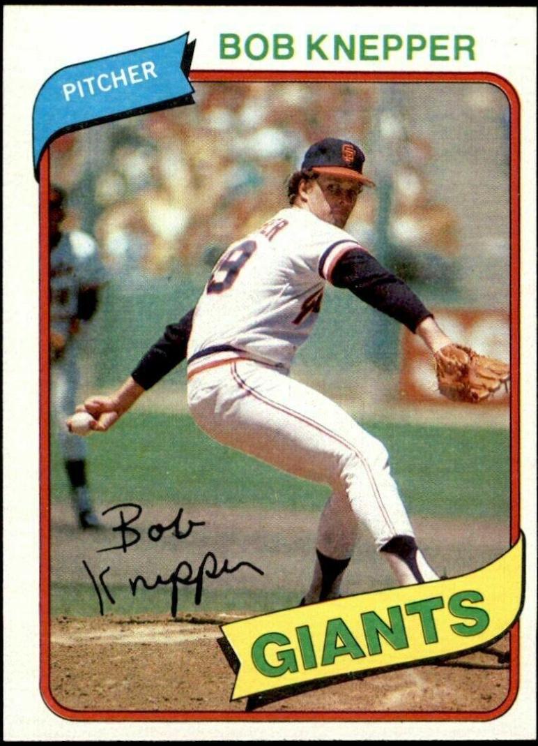 1980 Bob Knepper #111