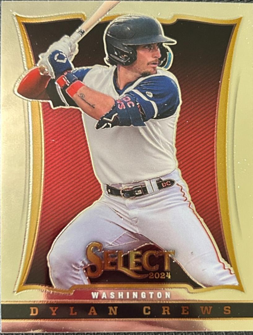 Dylan Crews #8 Baseball Cards 2024 Panini Select Throwback