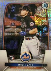Brett Baty [Mega Box Mojo Refractor] #80 Baseball Cards 2023 Bowman Prices