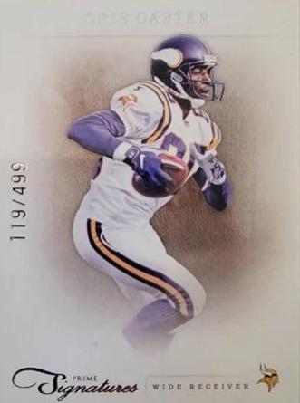 Cris Carter #36 Football Cards 2012 Panini Prime Signatures