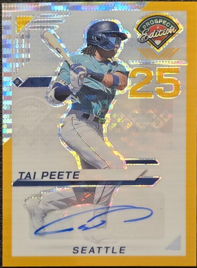 Tai Peete #22 2025 Panini Prospect Edition Baseball