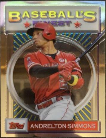 Andrelton Simmons #7 Baseball Cards 2020 Topps Finest Flashbacks