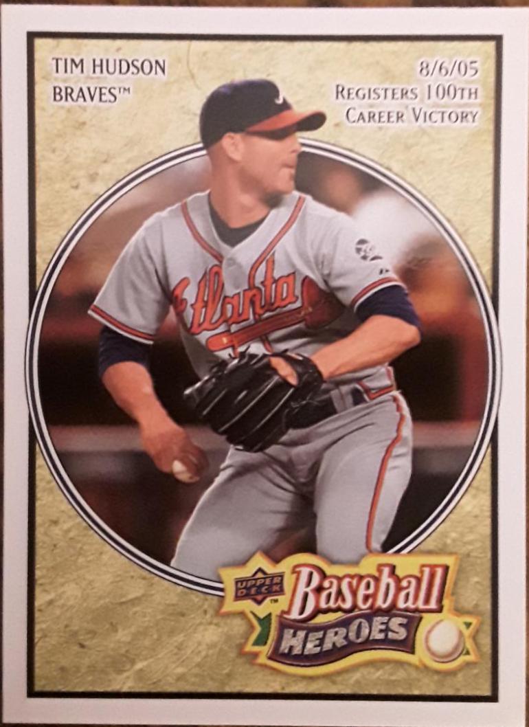Tim Hudson #13 Baseball Cards 2008 Upper Deck Baseball Heroes