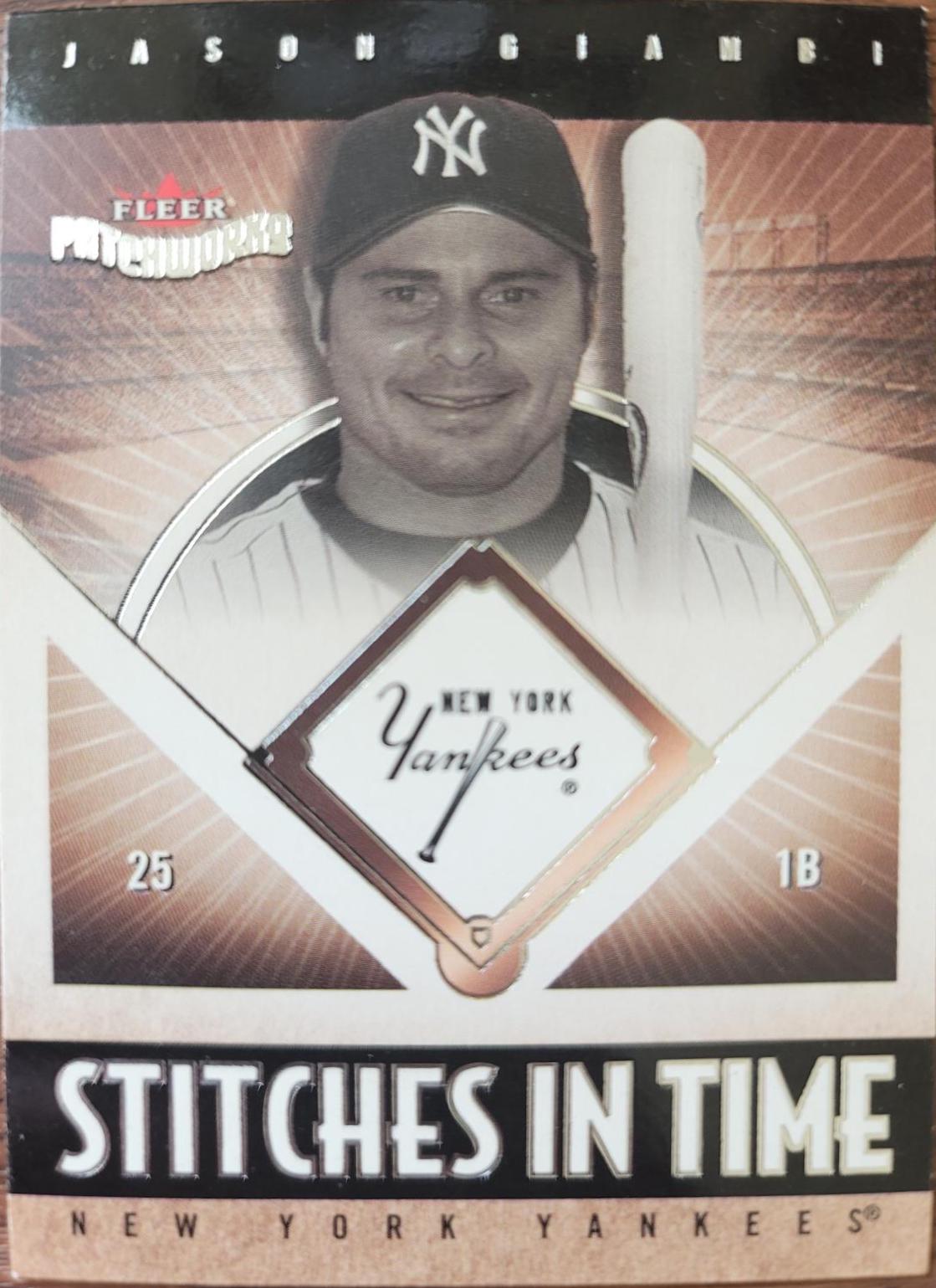 Jason Giambi #17 Baseball Cards 2003 Fleer Patchworks